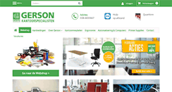 Desktop Screenshot of gerson.nl