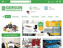 Tablet Screenshot of gerson.nl